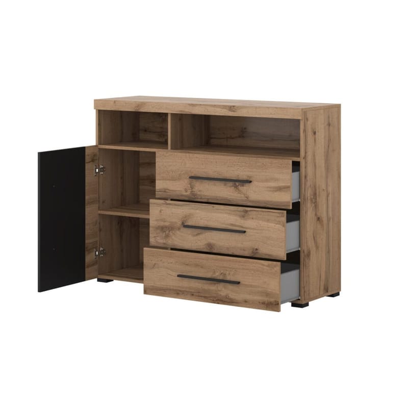 Skänk Roger 1 Dörr med 3 Lådor - Wotan Ek - Förvaring - Förvaringsmöbler - Sideboard & skänk