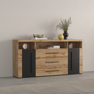 Skänk Roger 2 Dörrar med 3 Lådor - Wotan Ek, 182 cm - Förvaring - Förvaringsmöbler - Sideboard & skänk