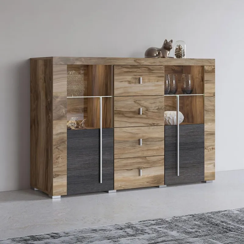 Skänk Roger 2 Dörrar med 4 Lådor - Förvaring - Förvaringsmöbler - Sideboard & skänk