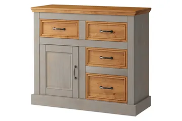 Skänk Selma 100x38x87 cm, Grå/Fläck/Vax - 100x38x87 cm, Grå/Fläck/Vax - Förvaring - Förvaringsmöbler - Sideboard & skänk