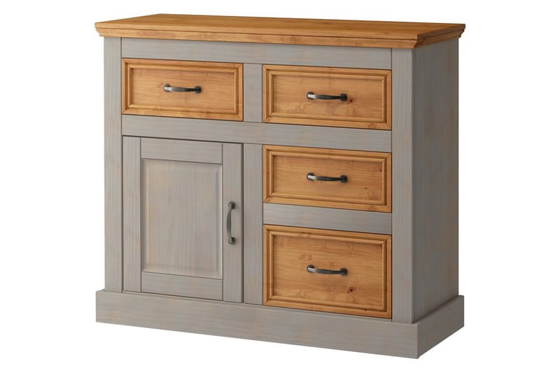 Skänk Selma 100x38x87 cm, Grå/Fläck/Vax, 100x38x87 cm, Grå/Fläck/Vax