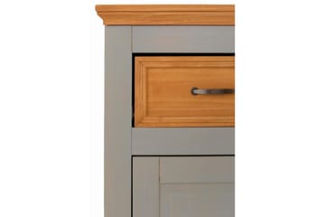 Skänk Selma 100x38x87 cm, Grå/Fläck/Vax - 100x38x87 cm, Grå/Fläck/Vax - Förvaring - Förvaringsmöbler - Sideboard & skänk