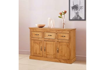 Skänk Selma 145x38x87 cm, Bets/Vax - 145x38x87 cm, Bets/Vax - Förvaring - Förvaringsmöbler - Sideboard & skänk