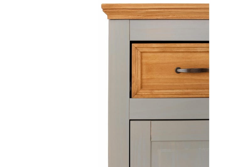 Skänk Selma 145x38x87 cm, Grå/Fläck/Vax - 145x38x87 cm, Grå/Fläck/Vax - Förvaring - Förvaringsmöbler - Sideboard & skänk