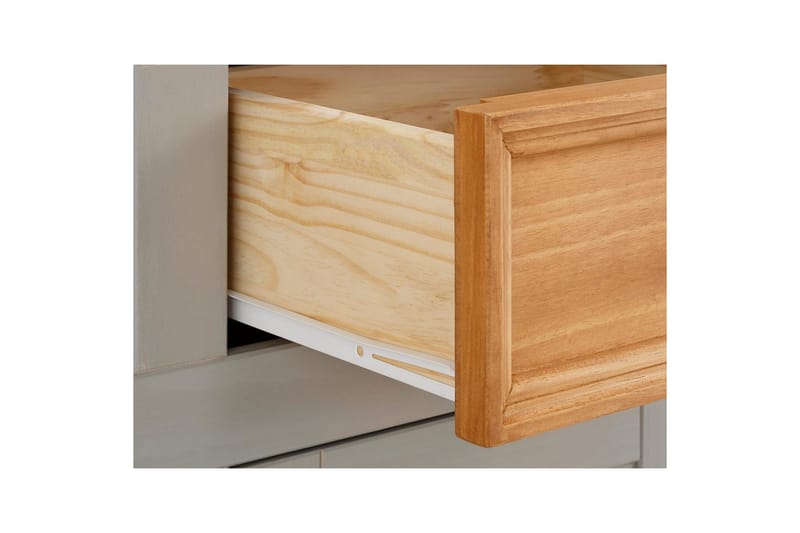 Skänk Selma 145x38x87 cm, Grå/Fläck/Vax - 145x38x87 cm, Grå/Fläck/Vax - Förvaring - Förvaringsmöbler - Sideboard & skänk