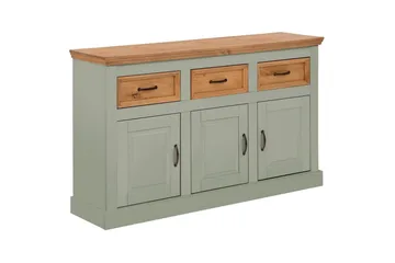 Skänk Selma 145x38x87 cm, Salviagrön/fläck/vax - 145x38x87 cm, Salviagrön/fläck/vax - Förvaring - Förvaringsmöbler - Sideboard & skänk