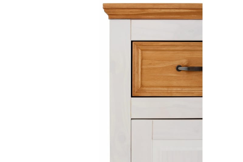 Skänk Selma 145x38x87 cm, Vit/Fläck/Vax - 145x38x87 cm, Vit/Fläck/Vax - Förvaring - Förvaringsmöbler - Sideboard & skänk