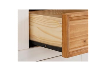 Skänk Selma 145x38x87 cm, Vit/Fläck/Vax - 145x38x87 cm, Vit/Fläck/Vax - Förvaring - Förvaringsmöbler - Sideboard & skänk