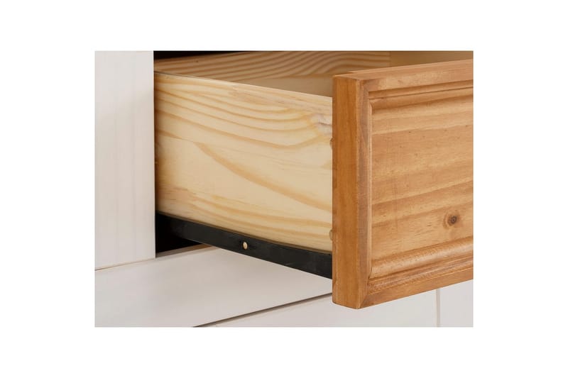 Skänk Selma 145x38x87 cm, Vit/Fläck/Vax - 145x38x87 cm, Vit/Fläck/Vax - Förvaring - Förvaringsmöbler - Sideboard & skänk