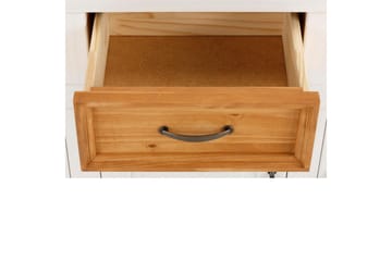 Skänk Selma 145x38x87 cm, Vit/Fläck/Vax - 145x38x87 cm, Vit/Fläck/Vax - Förvaring - Förvaringsmöbler - Sideboard & skänk