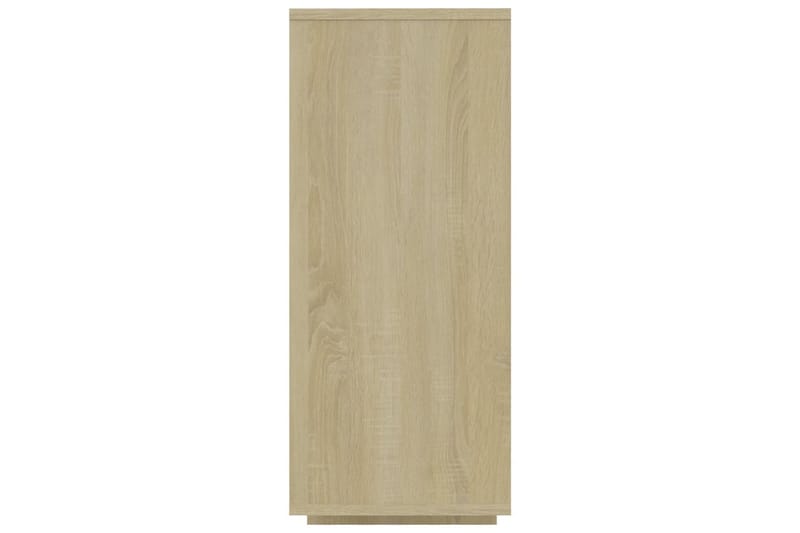 Skänk sonoma-ek 120x30x75 cm spånskiva - Beige - Sideboard & skänk