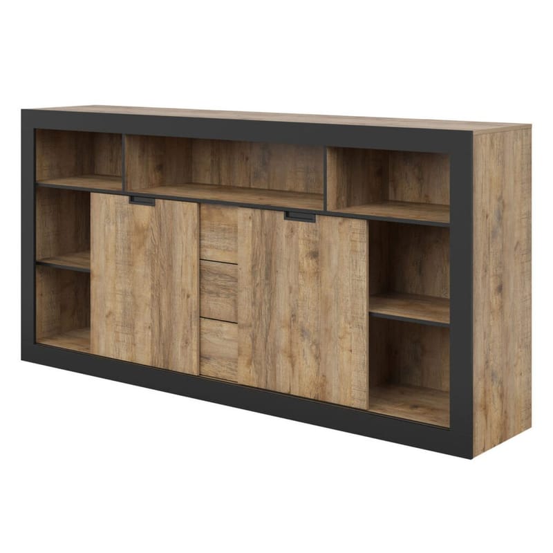 Skänk Tudor 2 dörrar med 3 lådor - 109 cm - Förvaring - Förvaringsmöbler - Sideboard & skänk