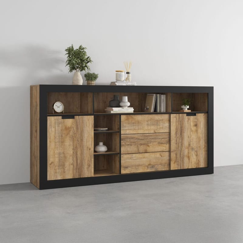 Skänk Tudor 2 dörrar med 3 lådor - 109 cm - Förvaring - Förvaringsmöbler - Sideboard & skänk