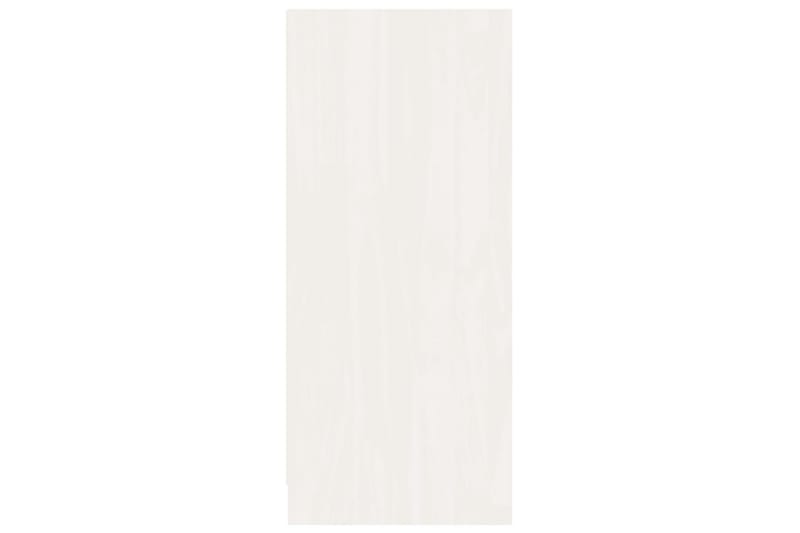 Skänk vit 70x33x76 cm massivt furuträ - Vit - Sideboard & skänk