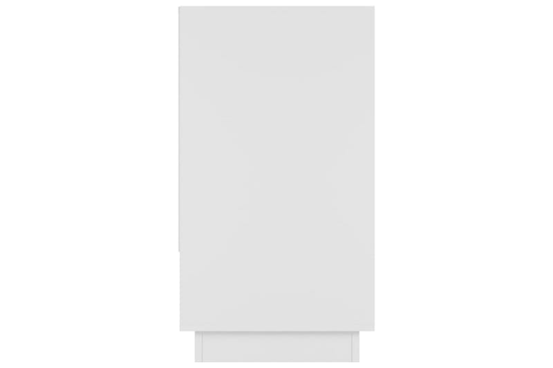 Skänk vit högglans 70x41x75 cm spånskiva - Vit högglans - Sideboard & skänk