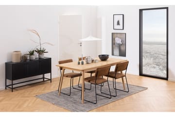 Skänk Wiester 125 cm - Svart - Förvaring - Förvaringsmöbler - Sideboard & skänk