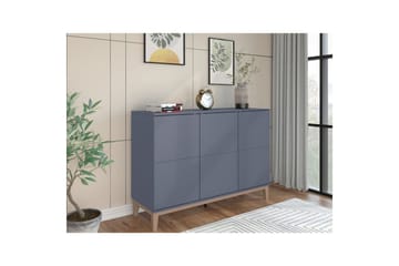 Skänk Pelle 120x41x85 cm, Grå/Wotan Ek - 120x41x85 cm, Grå/Wotan Ek - Förvaring - Förvaringsmöbler - Sideboard & skänk