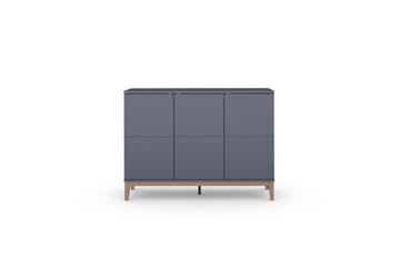 Skänk Pelle 120x41x85 cm, Grå/Wotan Ek - 120x41x85 cm, Grå/Wotan Ek - Förvaring - Förvaringsmöbler - Sideboard & skänk