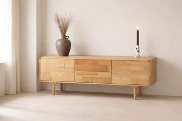 Skärhamn Garderob 200 cm - natur - Förvaring - Förvaringsmöbler - Sideboard & skänk