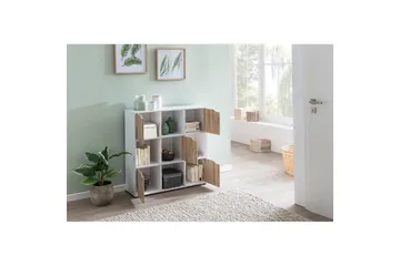 Stående hylla Wohnling Massa Melaminbelagd spånskiva med förvaringsutrymme 5 dörrar Modern - Förvaring - Förvaringsmöbler - Sideboard & skänk