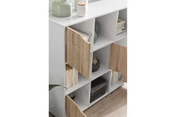 Stående hylla Wohnling Massa Melaminbelagd spånskiva med förvaringsutrymme 5 dörrar Modern - Förvaring - Förvaringsmöbler - Sideboard & skänk