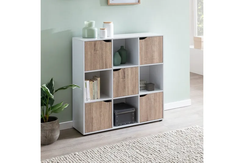 Stående hylla Wohnling Massa Melaminbelagd spånskiva med förvaringsutrymme 5 dörrar Modern - Förvaring - Förvaringsmöbler - Sideboard & skänk