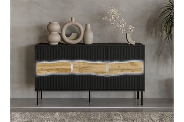 Stintino Skänk 144x40 cm - Svart/Brun - Förvaring - Förvaringsmöbler - Sideboard & skänk