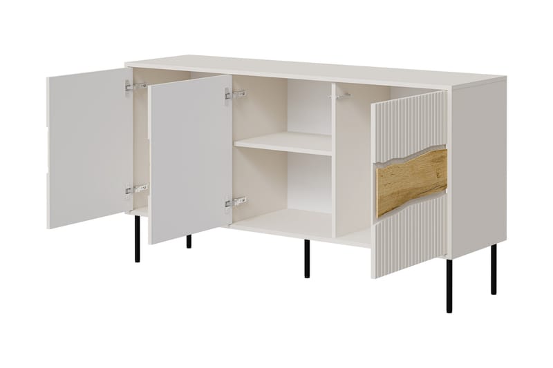 Stintino Skänk 144x40 cm - Svart/Brun - Förvaring - Förvaringsmöbler - Sideboard & skänk