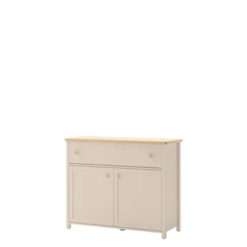 Storys Förvaringsskåp 110x91 cm - Beige, ek - Förvaring - Förvaringsmöbler - Sideboard & skänk