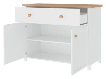 Storys Förvaringsskåp 110x91 cm - Beige, ek - Förvaring - Förvaringsmöbler - Sideboard & skänk