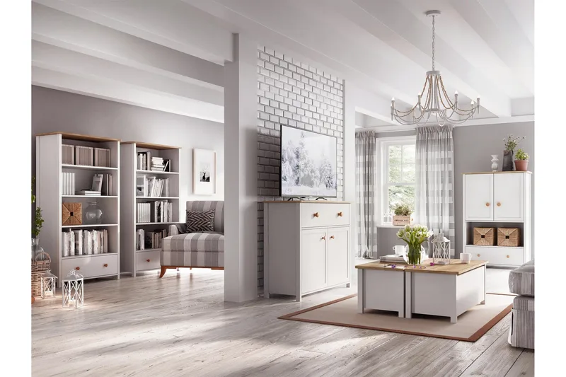 Storys Möbelset För Vardagsrum - Brun - Förvaring - Förvaringsmöbler - Möbelset för vardagsrum