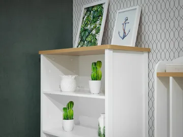 Storys Möbelset Vardagsrum - Beige, ek - Förvaring - Förvaringsmöbler - Möbelset för vardagsrum