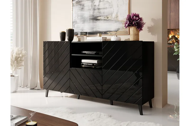 Strontian Byrå 150 cm Scandinavian Choice Black - Förvaring - Förvaringsmöbler - Byrå