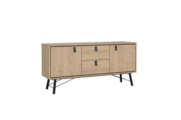 Tadami Skänk 150x40 cm i Trä med Metallben - Beige - Förvaring - Förvaringsmöbler - Sideboard & skänk