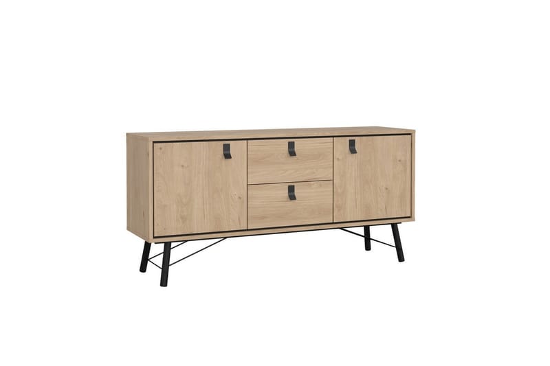 Tadami Skänk 150x40 cm i Trä med Metallben - Beige - Förvaring - Förvaringsmöbler - Sideboard & skänk