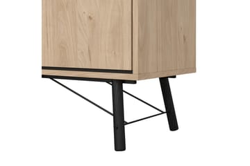Tadami Skänk 150x40 cm i Trä med Metallben - Beige - Förvaring - Förvaringsmöbler - Sideboard & skänk