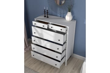 Talven Byrå 108 cm - Natur/Vit - Förvaring - Förvaringsmöbler - Byrå