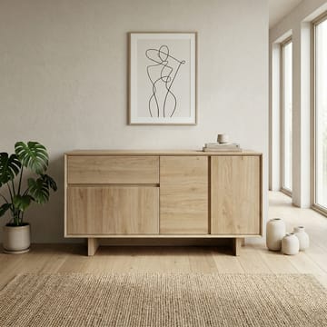 Tavon Konsol 146x76x45 cm - Naturlig ek - Förvaring - Förvaringsmöbler - Sideboard & skänk