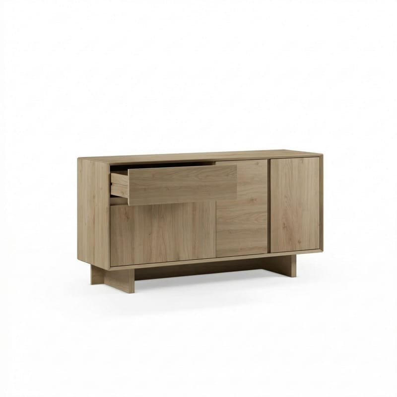 Tavon Konsol 146x76x45 cm - Naturlig ek - Förvaring - Förvaringsmöbler - Sideboard & skänk