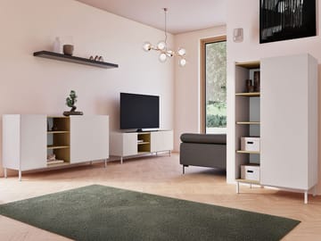 Tavrin Möbelset För Vardagsrum - Beige - Förvaring - Förvaringsmöbler - Möbelset för vardagsrum