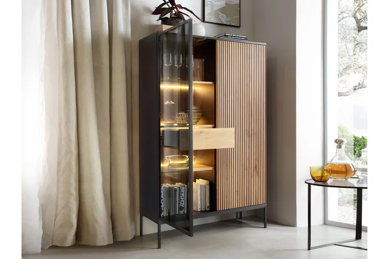 Tenorio Möbelset För Vardagsrum - Beige - Förvaring - Förvaringsmöbler - Möbelset för vardagsrum