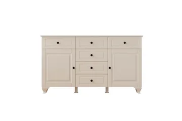 Thoro Hörnbyrå 130 cm - Matt Vit - Förvaring - Förvaringsmöbler - Byrå