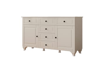 Thoro Hörnbyrå 130 cm - Matt Vit - Förvaring - Förvaringsmöbler - Byrå