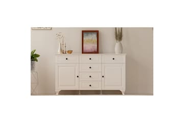 Thoro Hörnbyrå 130 cm - Matt Vit - Förvaring - Förvaringsmöbler - Byrå