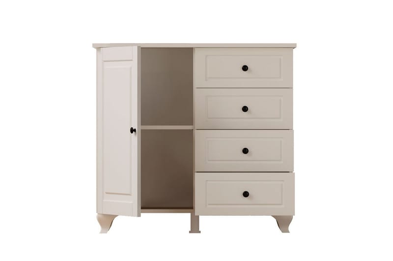 Thoro Hörnbyrå 87 cm - Matt Vit - Förvaring - Förvaringsmöbler - Byrå