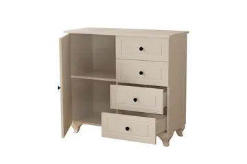 Thoro Hörnbyrå 87 cm - Matt Vit - Förvaring - Förvaringsmöbler - Byrå