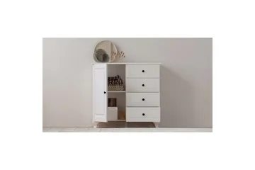 Thoro Hörnbyrå 87 cm - Matt Vit - Förvaring - Förvaringsmöbler - Byrå