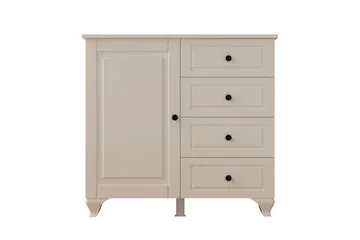 Thoro Hörnbyrå 87 cm - Matt Vit - Förvaring - Förvaringsmöbler - Byrå