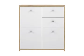 Toledor Sideboard 2 Lådor 74x77 cm - Brun/Vit - Förvaring - Förvaringsmöbler - Sideboard & skänk