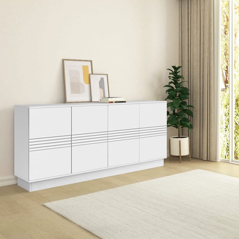 Toro Skänk 180x80 cm - Vit - Förvaring - Förvaringsmöbler - Sideboard & skänk